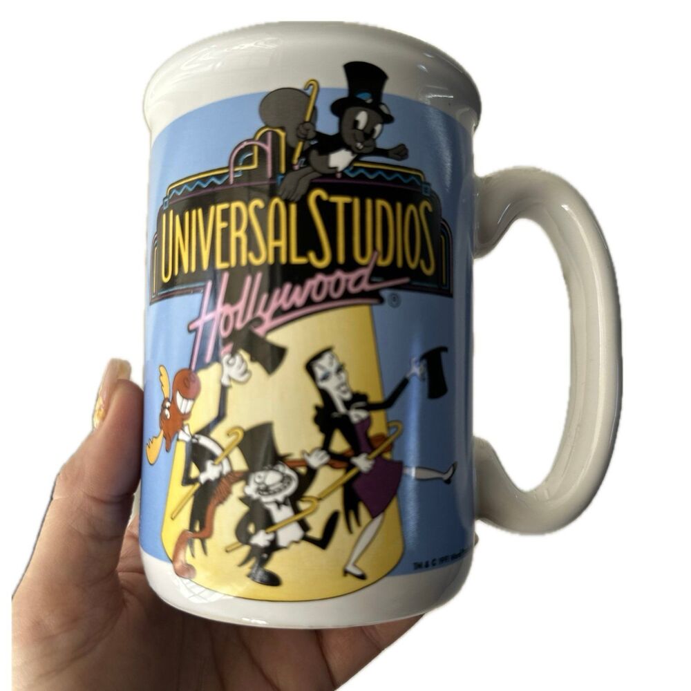 Vintage 1991 NWOT Universal Studios Hollywood Large Souvenir Coffee Mug